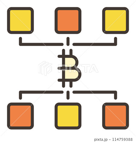Decentralized Cryptocurrency Bitcoin vector Crypto colored icon or symbol Decentralized Cryptocurrency Bitcoin vector Crypto colored icon or symbol 114759388