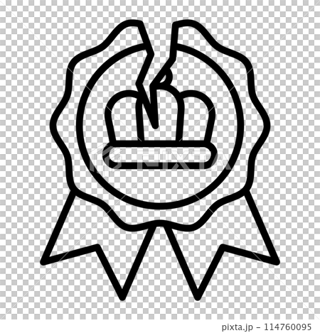 An icon that damages the brand image. An icon that damages the brand image. 114760095
