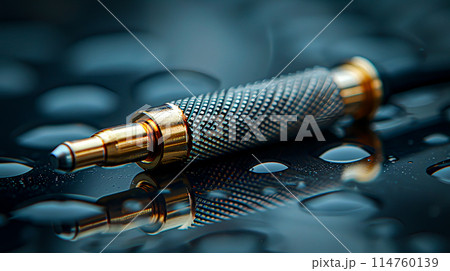 Small metal plug for electronics and hardware connections 114760139