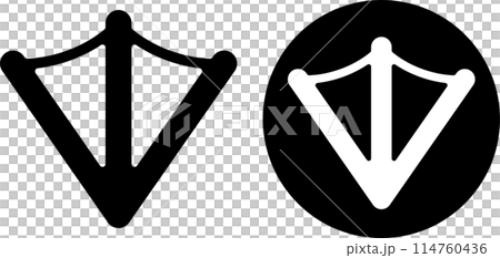 Duck footprint icon set Duck footprint icon set 114760436