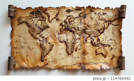 Map on white background. Travel concept. 114760492
