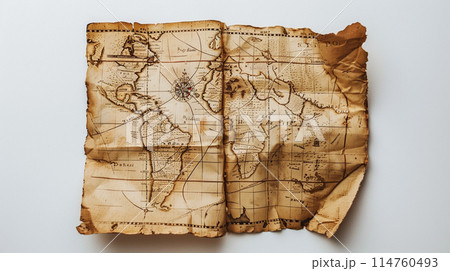 Map on white background. Travel concept. Map on white background. Travel concept. 114760493