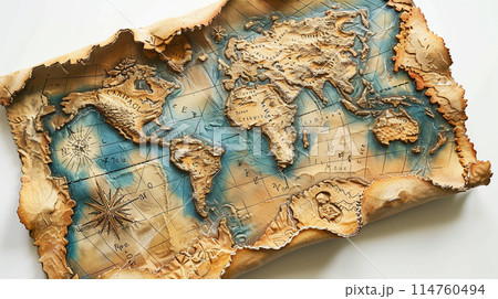 Map on white background. Travel concept. 114760494
