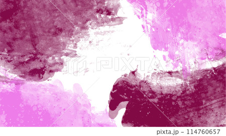Abstract pink watercolor background.Hand painted watercolor. vector 114760657