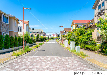 自然に恵まれた多摩ニュータウンの閑静な住宅街 自然に恵まれた多摩ニュータウンの閑静な住宅街 114760720