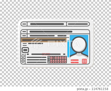 運転免許証（表面） 114761158