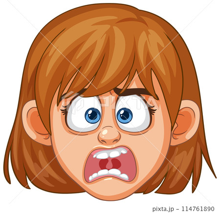 Shocked and Surprised Expression 114761890