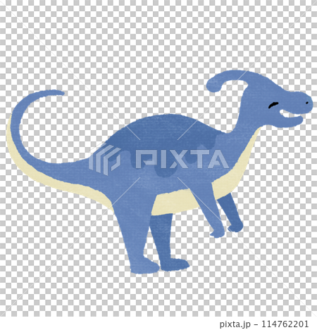 笑顔のパラサウロロフス（テクスチャ有） 114762201