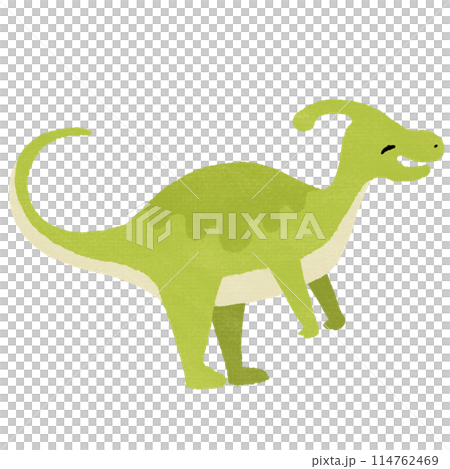 笑顔のパラサウロロフス（テクスチャ有） 114762469