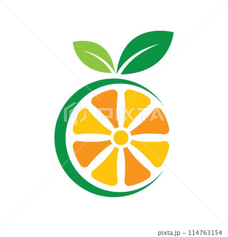 Lemon logo images illustration 114763154