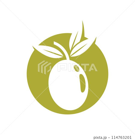 Olive logo images illustration 114763201