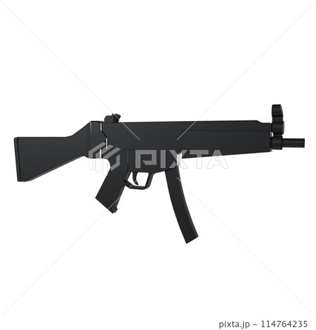 MP5 isolated on white background MP5 isolated on white background 114764235