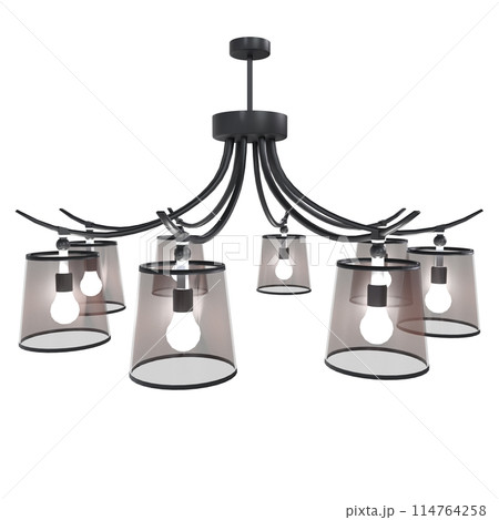 Chandelier isolated on white background Chandelier isolated on white background 114764258