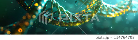 AI art, gene-themed art background 114764708
