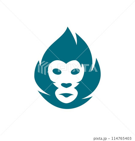 Gorilla logo images illustration 114765403
