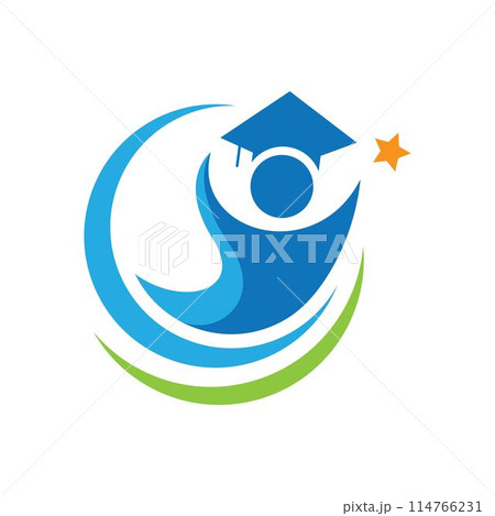 Smart education logo design 114766231