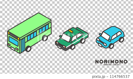 Vehicle isometric icon material / illustration / vector / car Vehicle isometric icon material / illustration / vector / car 114766537
