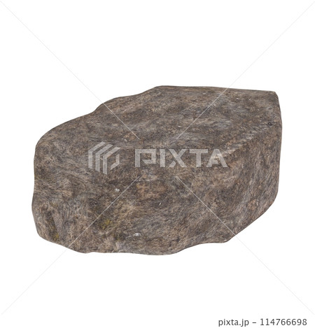 Rock isolated on white background Rock isolated on white background 114766698