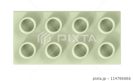 Seafoam Green Lego Block Isolated on a White Background. Close Up View of a Plastic Children Game Brick for Constructors, Top View. High Quality 3D Rendering with a Work Path. 8K Ultra HD, 7680x4320 Seafoam Green Lego Block Isolated on a White Background. Close Up View of a Plastic Children Game Brick for Constructors, Top View. High Quality 3D Rendering with a Work Path. 8K Ultra HD, 7680x4320 114766868