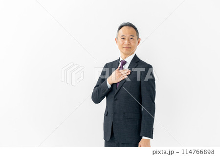 ミドル男性 ビジネス ポートレート ミドル男性 ビジネス ポートレート 114766898