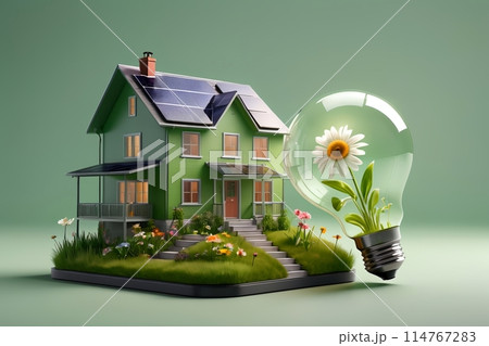 house and alternative sources of electricity 114767283