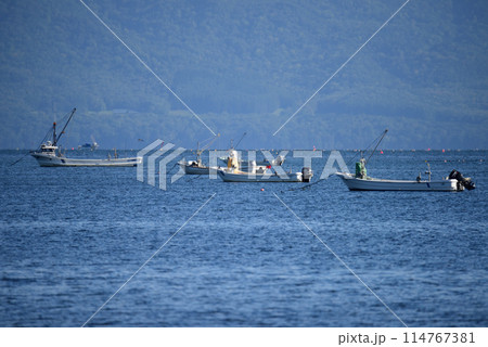9月のサロマ湖風景 9月のサロマ湖風景 114767381