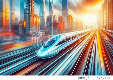 speed motion in urban highway road tunnel 114767588