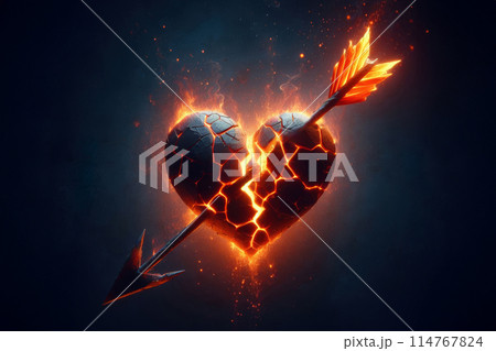 composite image of heart 114767824