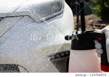 蓄圧式フォームガンであわあわ洗車 蓄圧式フォームガンであわあわ洗車 114768974