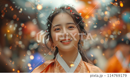 Chuseok Festival in Korea 114769179