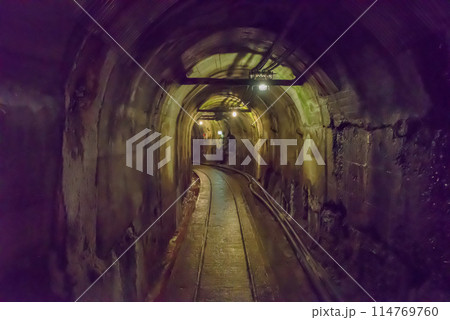 【史跡】佐渡金山 道遊坑 明治官営鉱山コース 重要文化財 日本 【史跡】佐渡金山 道遊坑 明治官営鉱山コース 重要文化財 日本 114769760