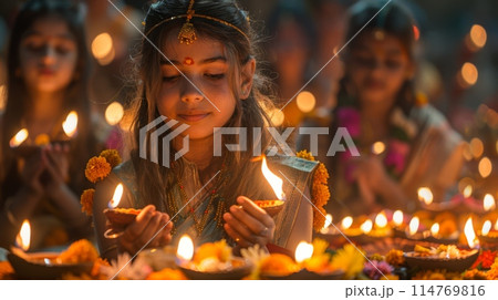 Diwali Festival in India. 114769816