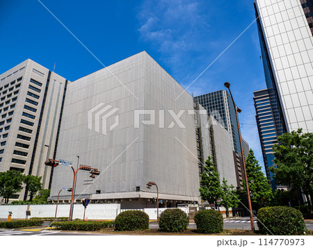 環境省新庁舎の改修工事現場(旧日本郵政本社ビル) 環境省新庁舎の改修工事現場(旧日本郵政本社ビル) 114770973