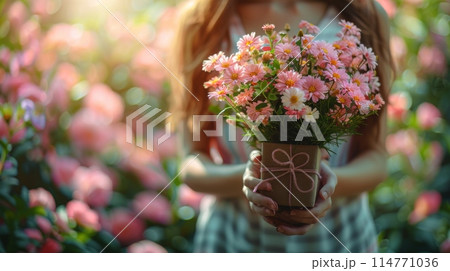 Happy Holiday of Mother's Day . 114771036