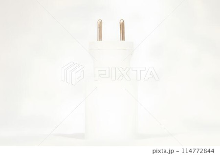 White Power Plug A Simple Connection White Power Plug A Simple Connection 114772844