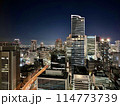 ビル街の夜景 114773739