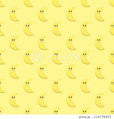 pattern with moons 114776953