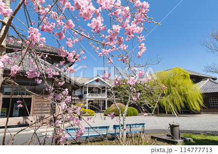 宮城の明治村　旧登米高等尋常小学校 114777713