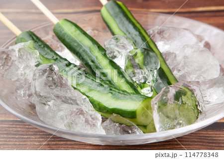冷やしキュウリ 114778348