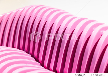 Abstract photo background with geometric pattern of parametric pink structure Abstract photo background with geometric pattern of parametric pink structure 114783062