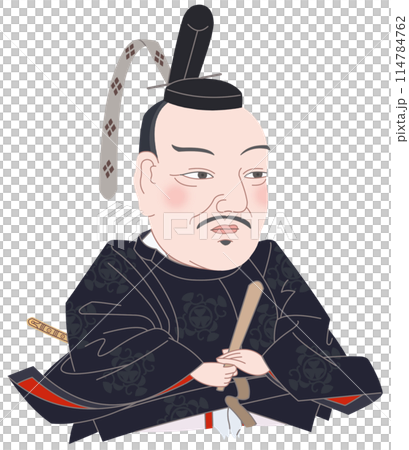 徳川光貞　肖像画　デフォルメ 114784762