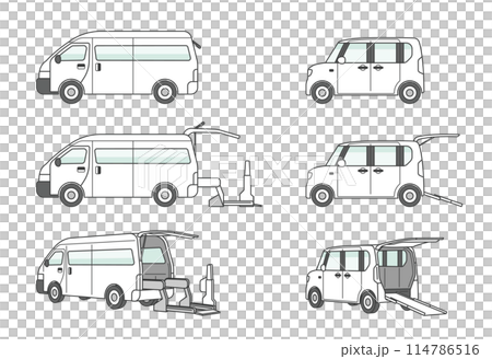 貨車、輕型車等福利車輛插圖集 貨車、輕型車等福利車輛插圖集 114786516