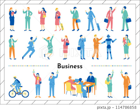 ビジネスシーン　人物素材集 114786858