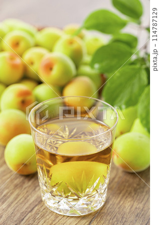 梅酒　梅の実 114787129