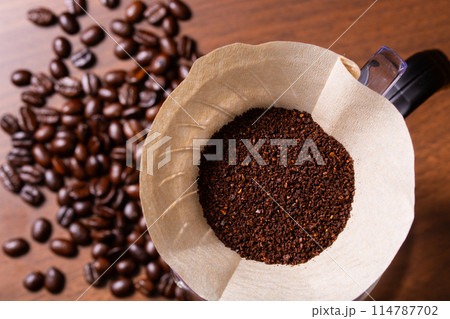 ドリップコーヒー 114787702