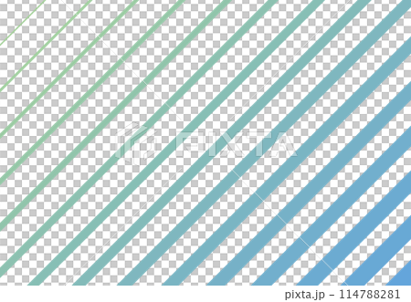 A refreshing background illustration with blue to green gradation diagonal stripes 114788281