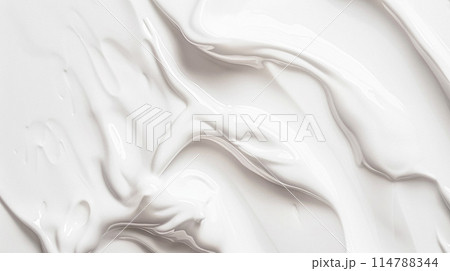 Skincare, cosmetics and beauty product texture abstract background, hygiene cream, gel or lotion, scrub mask sample and spa soap skin body care 114788344