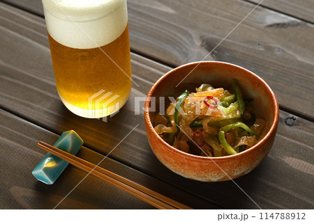 中華くらげのピリ辛和え 中華くらげのピリ辛和え 114788912