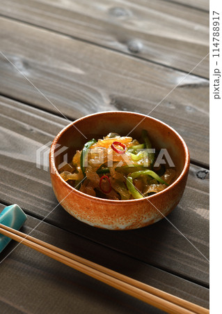 中華くらげのピリ辛和え 114788917