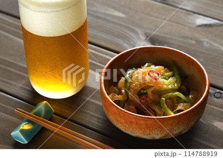 中華くらげのピリ辛和え 114788919